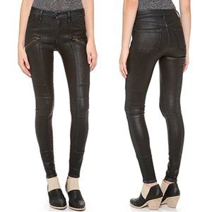 Citizens of Humanity Coated Moto Skinny Jeans